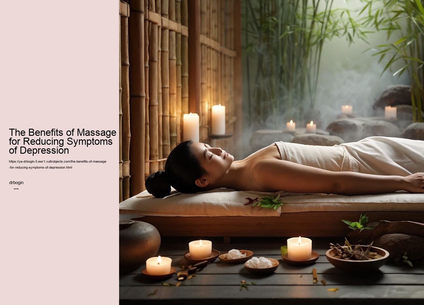 The Benefits of Massage for Reducing Symptoms of Depression